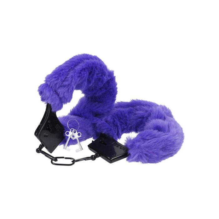 Merci Fluff Cuffs - Purple
