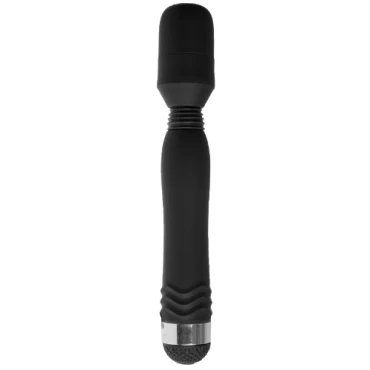 Depth Charge Powerful Black Wand Vibrator - BLACK