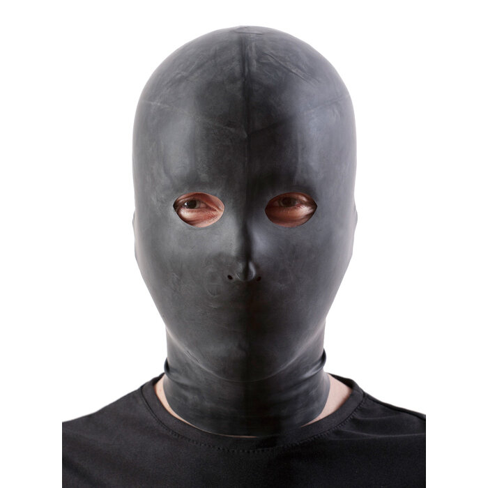 Moulded Rubber Anatomical Hood with Eye & Nose Holes - One Size