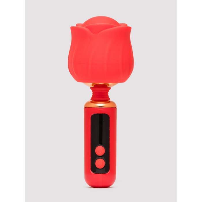 LOVISS Rose Mini Massage Wand Vibrator - Red