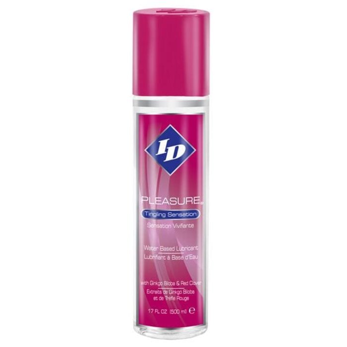 ID Pleasure Water Based Lubricant 17 floz: Enhanced Sexual Stimulation with Tingling Sensation