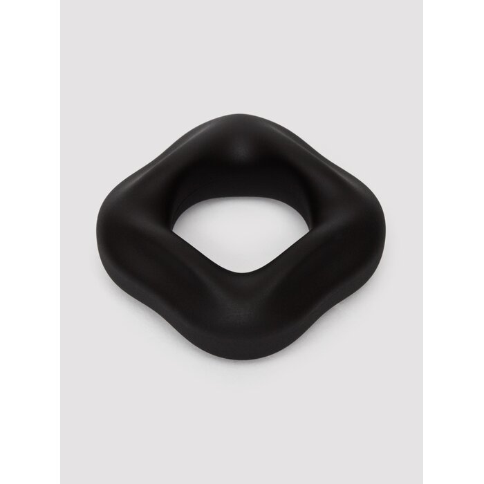 Lovehoney Single Silicone Cock Ring - Black