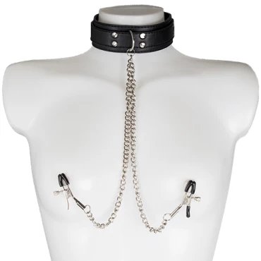 Dual-Point Collar with Chained Nipple Clamps