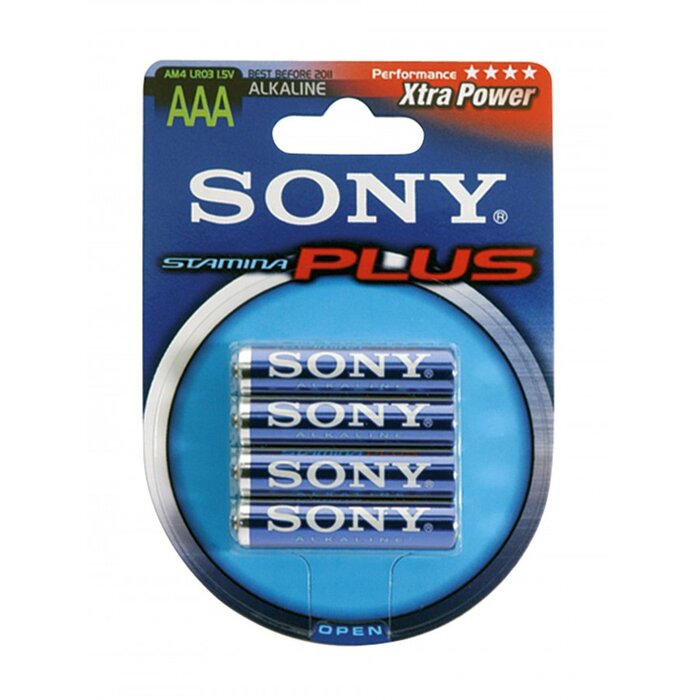Sony Stamina Plus AAA Alkaline Batteries 1.5V