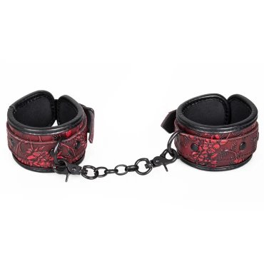 Sriracha Red Faux Leather Handcuffs