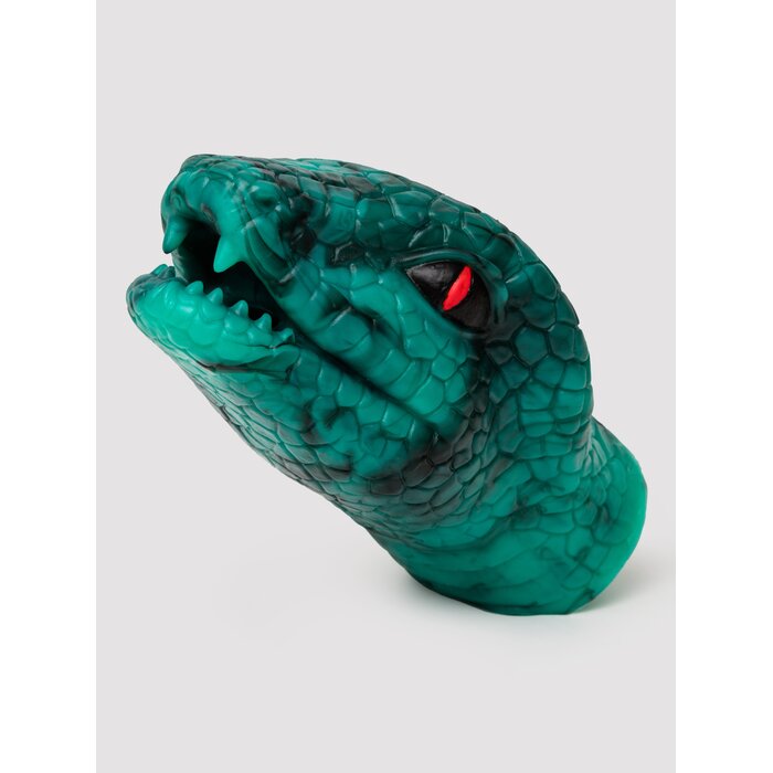 Creature Cocks Serpentine Green Stroker Silicone Masturbator - Green