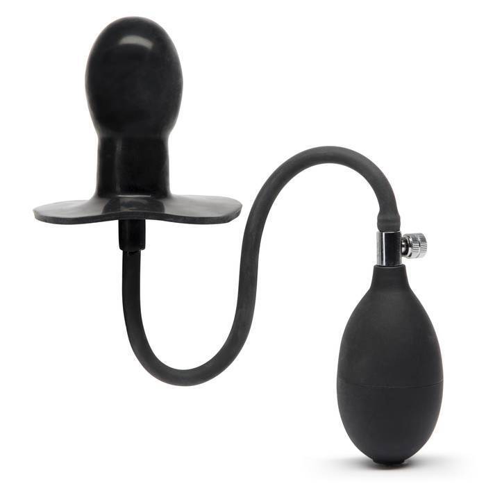 Cock Locker Inflatable Foam Core Ball Butt Plug 6 Inch