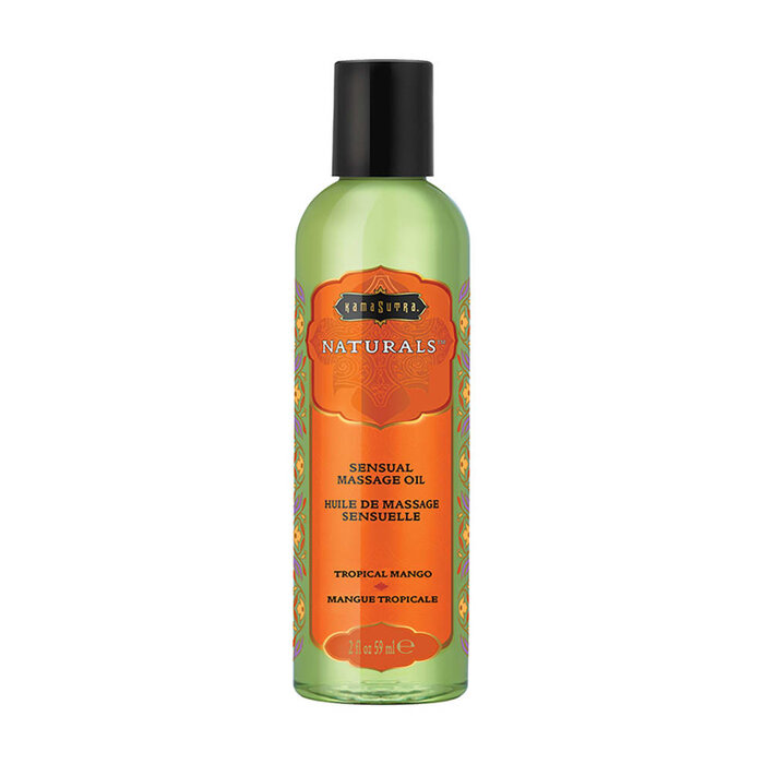 Naturals Sensual Massage Oil - Tropical Mango - 2 oz.