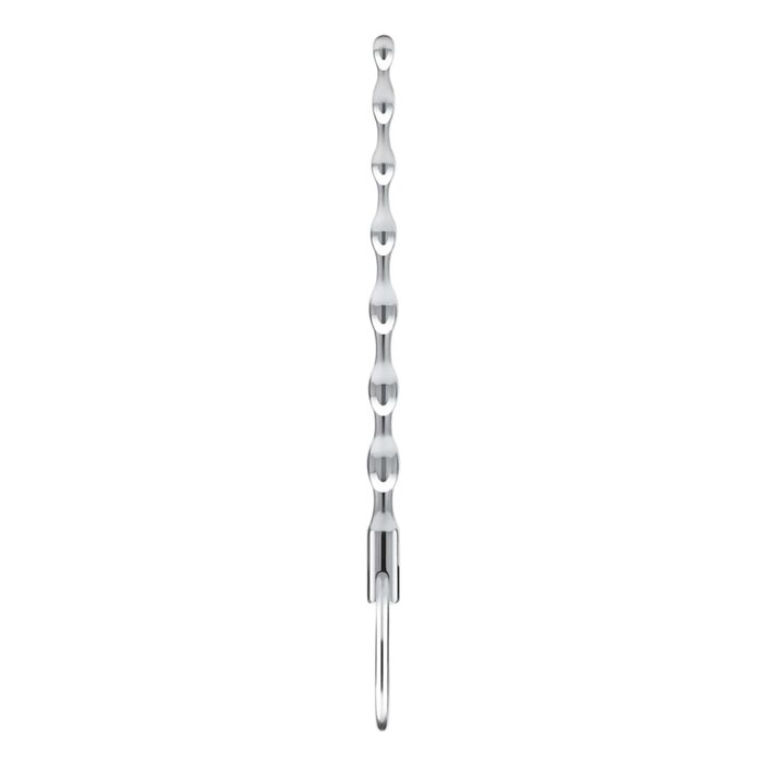4.25" Stainless Steel Ribbed Urethral Sound