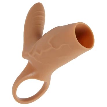 Full Contact 10-Speed Vibrating Cock Sleeve & Clit Stimulator