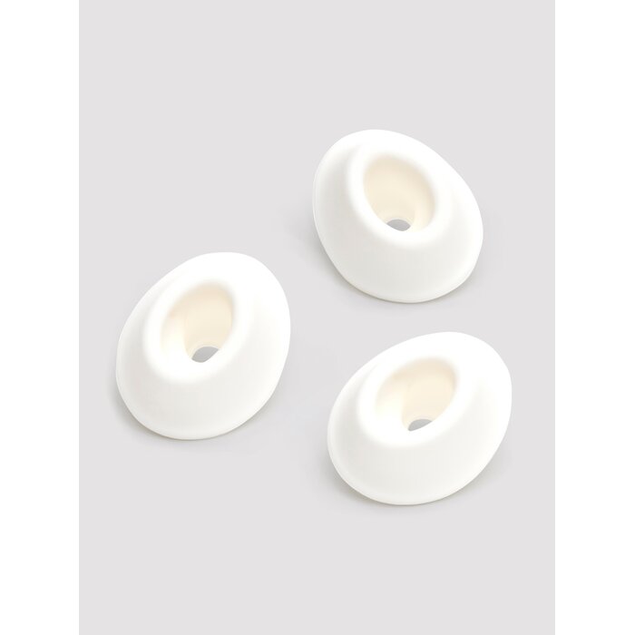 Womanizer Vibrator Replacement Heads Medium (3 Pack) - White