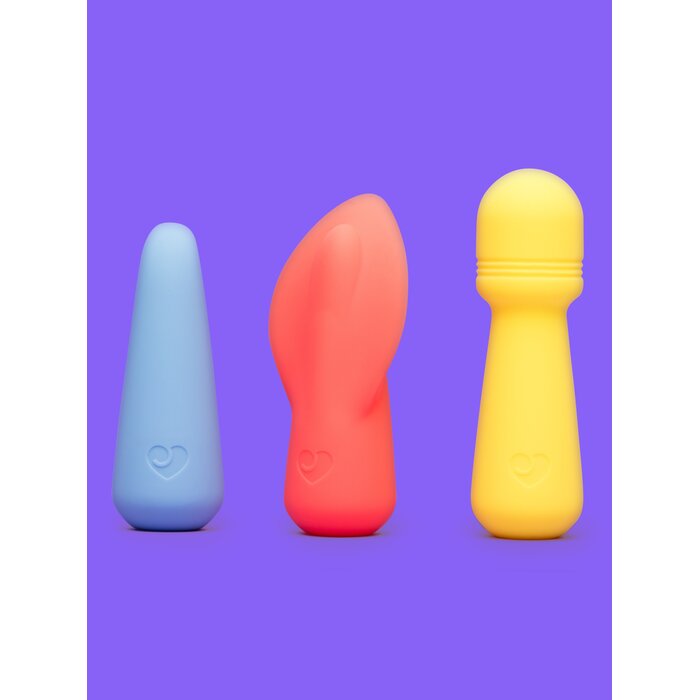 Lovehoney mon ami Trio of Vibrating Massagers - Blue