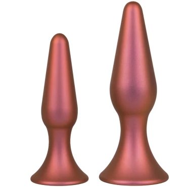 Cosmic Metallic Red Suction Butt Plug - LARGE