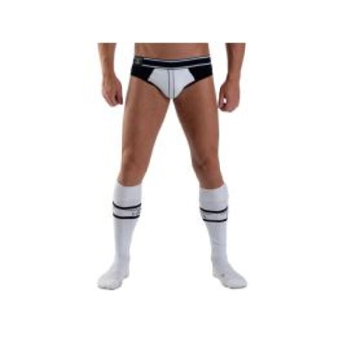 Mister B URBAN Football Socks with Pocket White 38-41