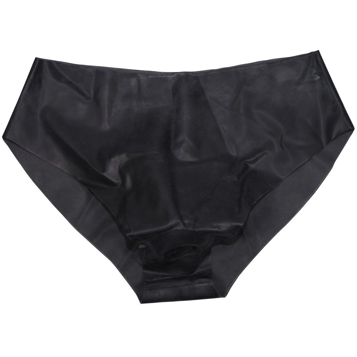 Late X Latex Panties with Dildo - Black - XL