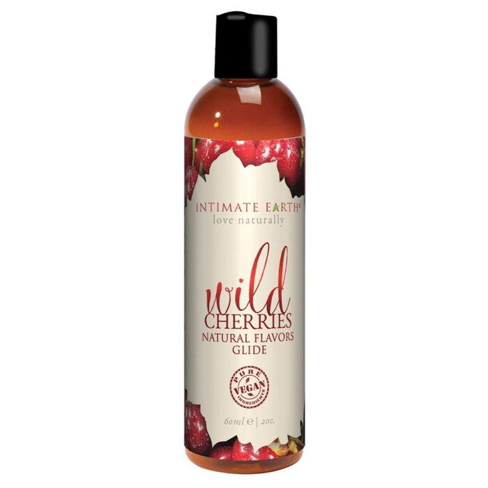 Intimate Earth Natural Flavors Glide - Wild Cherries - 2 oz.