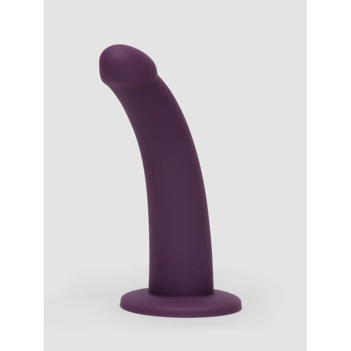 Lovehoney Velvet Dream Rechargeable Liquid Silicone Vibrating Dildo 7 Inch - Purple