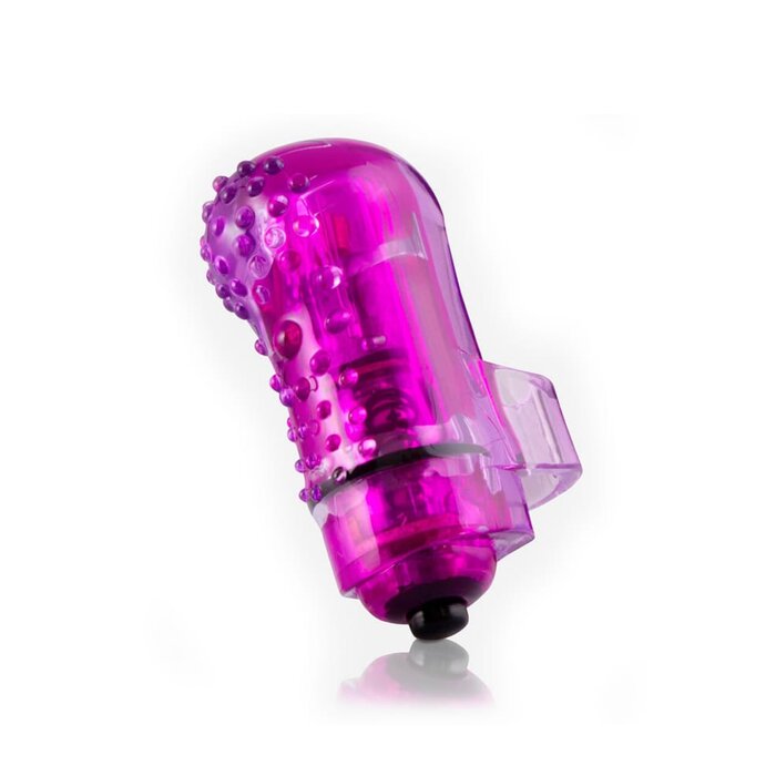 FingO Finger Vibrator - Purple Nubby