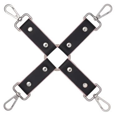 Good Girl Black & Pink Contrast Hogtie Connector