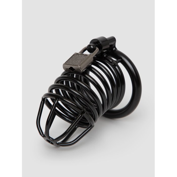 DOMINIX Deluxe Chastity Cock Cage 4.5 Inch - Black