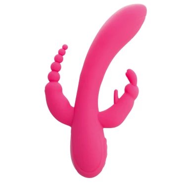Tri-It-3-Ways - Rechargeable 7-Speed Rabbit Vibrator – 9 Inch