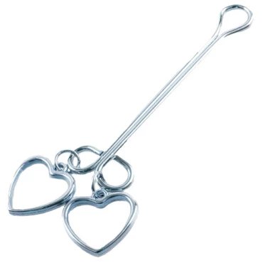 Love-Lock Stainless Steel Heart Clit Clamp