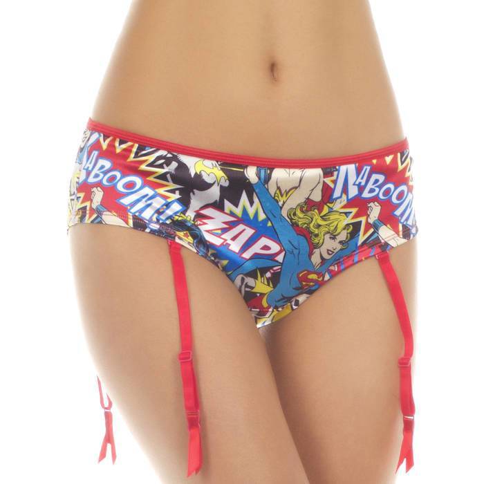 DC Comics Bam/Crash Heroes Suspender Shorts