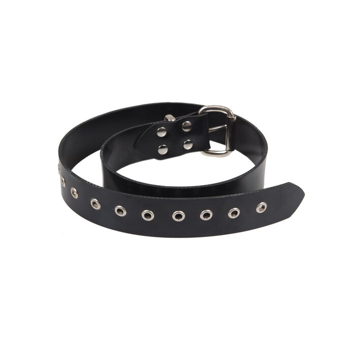 Black Trouser Latex Belt