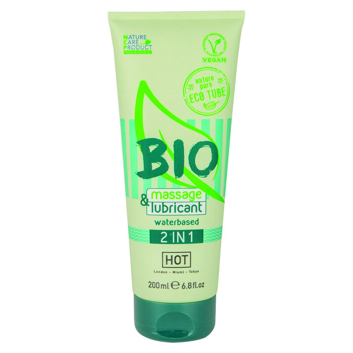 HOT Bio Water Based Massage & Lube 200ml