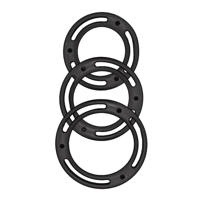 Mac Tuff Cockswellers Cock Ring Set - Black
