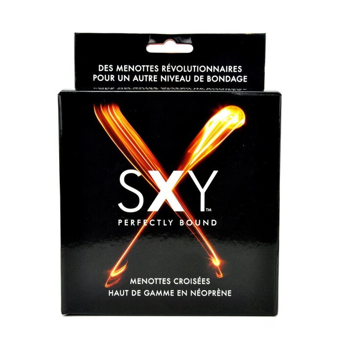 Deluxe Neoprene Cross Wrist Cuffs: French Edition for Ultimate Restraint Pleasure