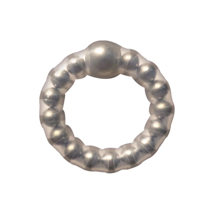 Superball Cock Ring - Silver