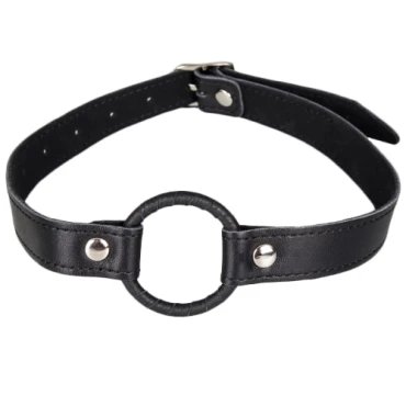 Jaw-Jack Leather O-Ring Mouth Gag