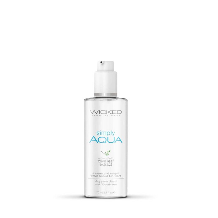 Wicked Simply Aqua Lubricant - 2.3 oz.