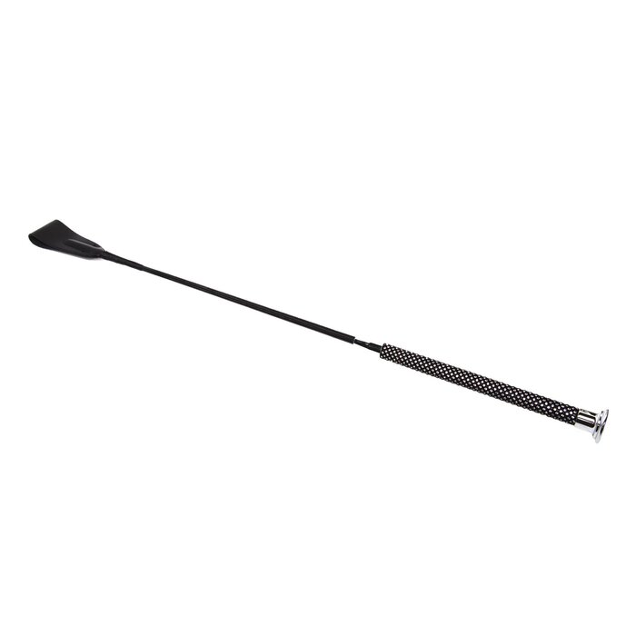 Crystal Riding Crop Black