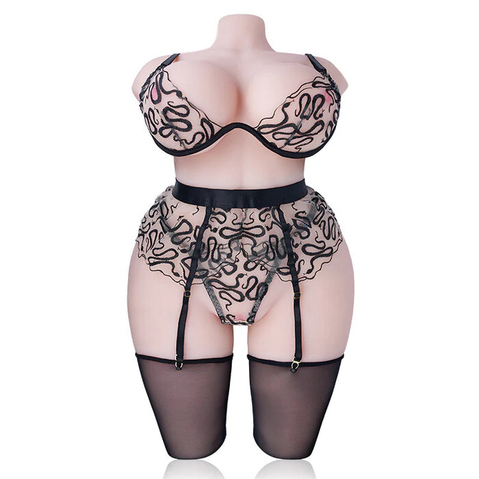 Tantaly Lola: 65LB Voluptuous Sex Doll Torso with 32E Cup - Fair