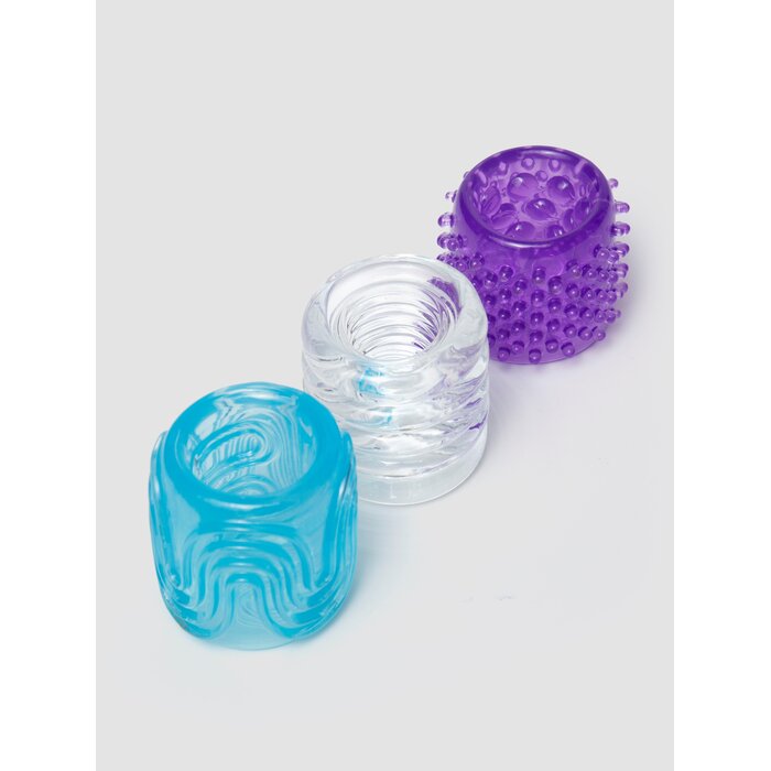 Lovehoney Head Master Triple Header Flexible Stroker Set (3 Piece) - Clear