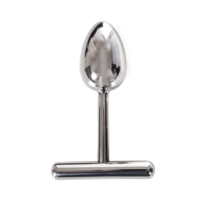 Large Stainless Steel Butt Plug With Grab Handle