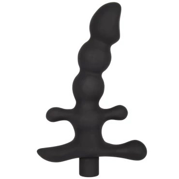 The Intruder Silicone Rechargeable 10-Speed Anal Vibe - 6 Inch