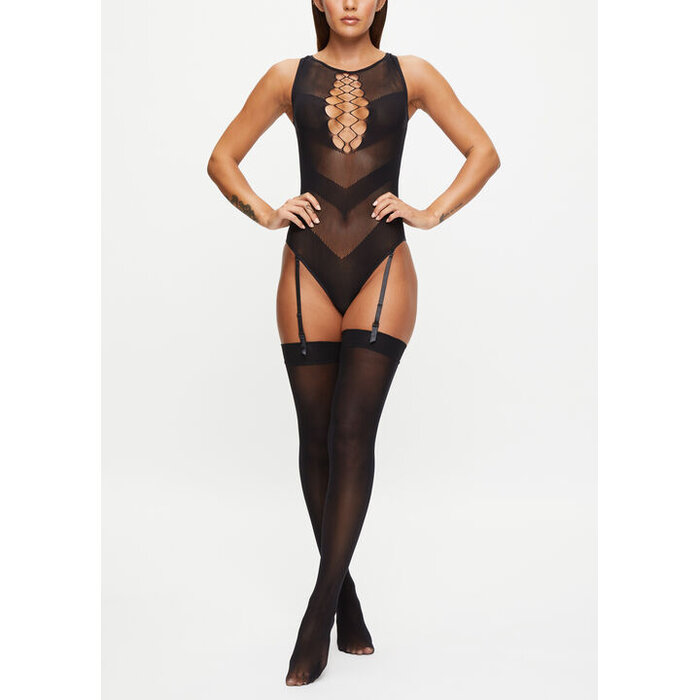 Ann Summers Deauville Bodystocking, Black