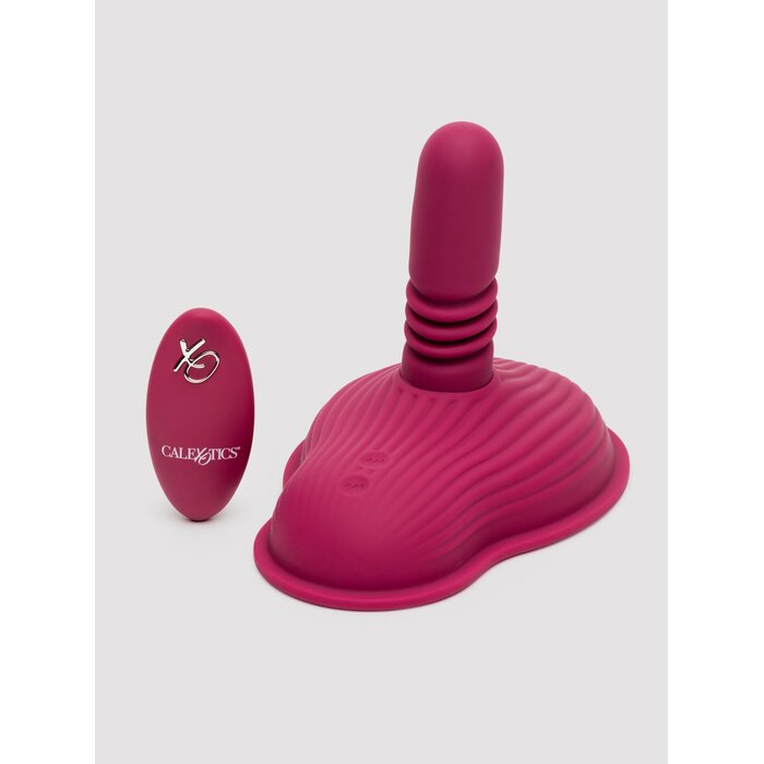 Dual Rider Thrusting and Grinding Pleasure Vibrator - Red