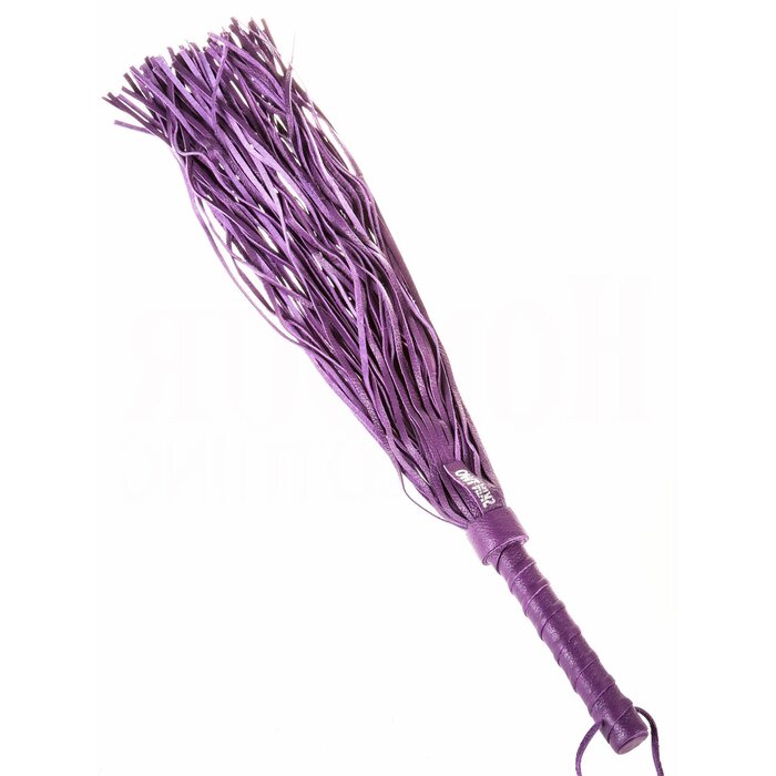 Leather Flogger Purple