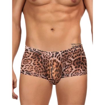 King Of The Jungle Leopard Print Boxer Briefs - L