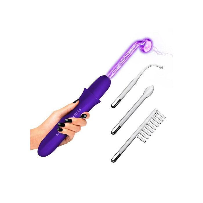 Elektrawand Rechargeable Violet Wand with Attachments - Purple