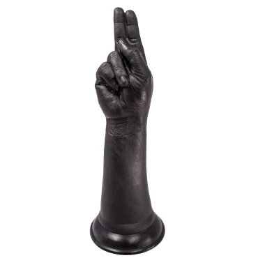 Up Yours Black Monster Dildo - 14 Inch