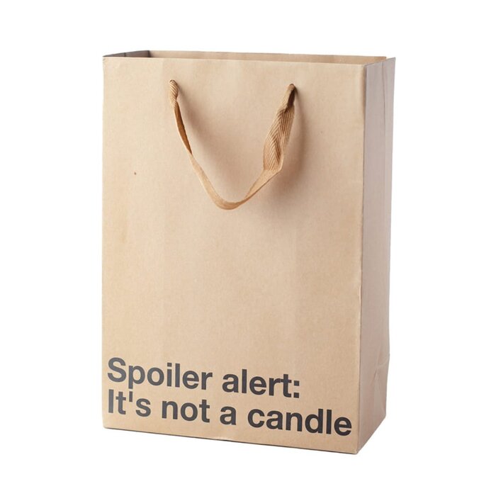 "Not a Candle" Gift Bag