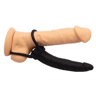 Twin Stroke Dual Penetration Anal Strap-On Dildo - 6 Inch