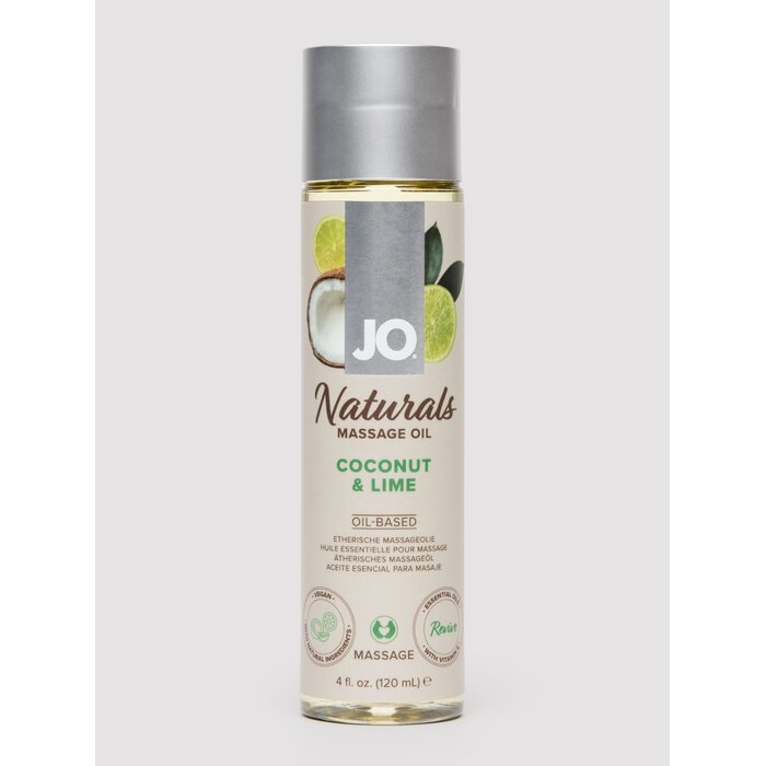 System JO Naturals Coconut and Lime Massage Oil 120ml