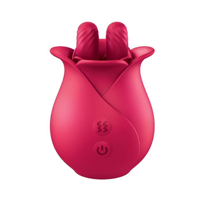 Clit-Tastic Tulip Finger Massager - Red