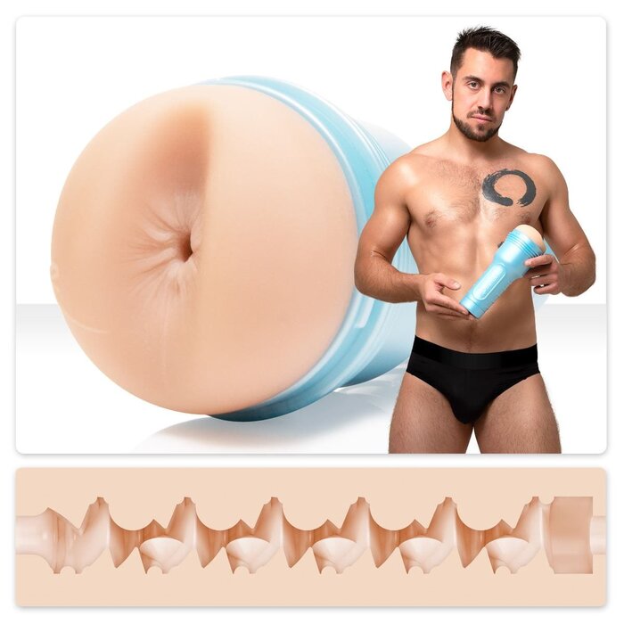 Fleshjack Boys UK – Dante Colle Anus Masturbator Realistic Anal Toy